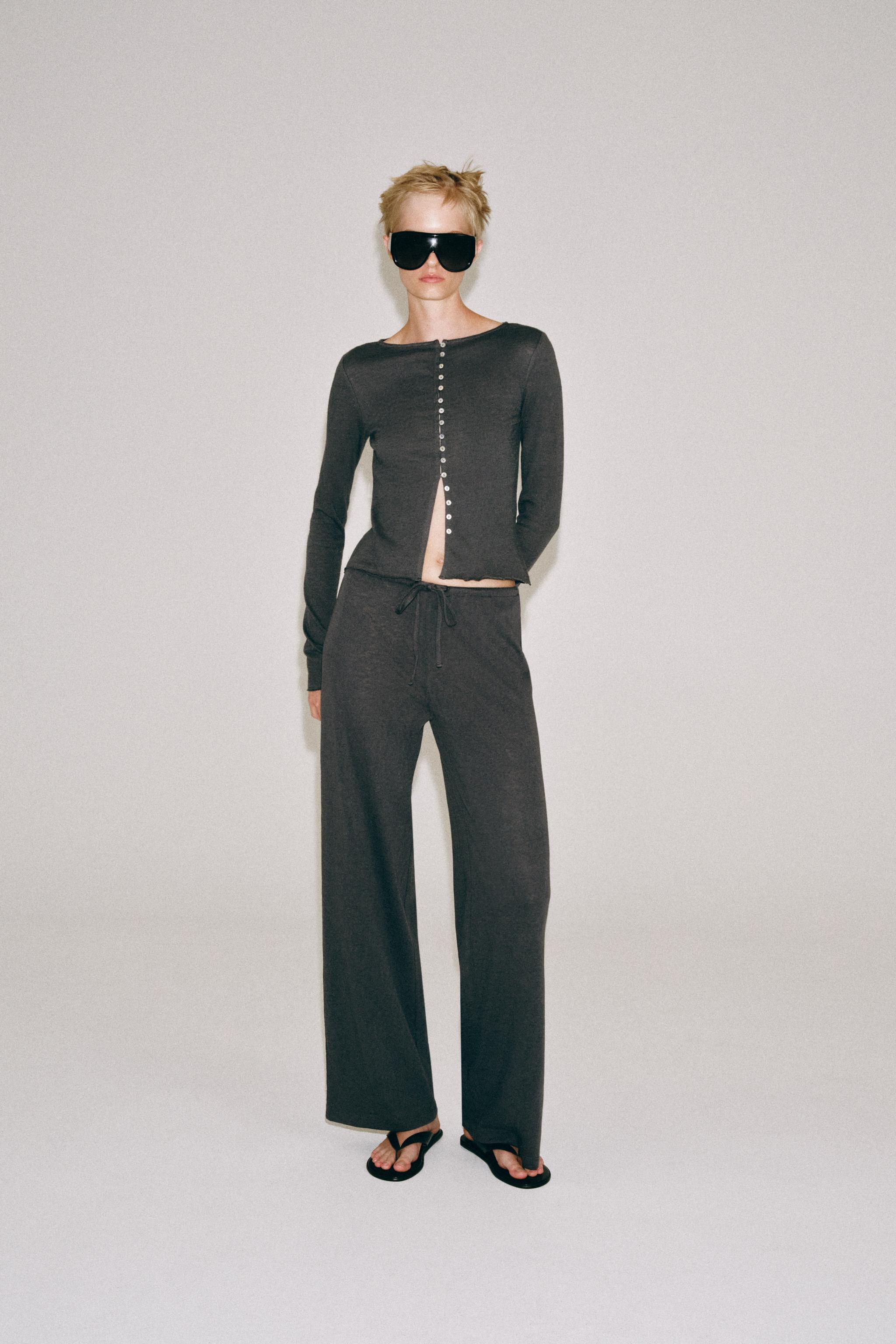 Rustic Trousers - Anthracite Grey - S