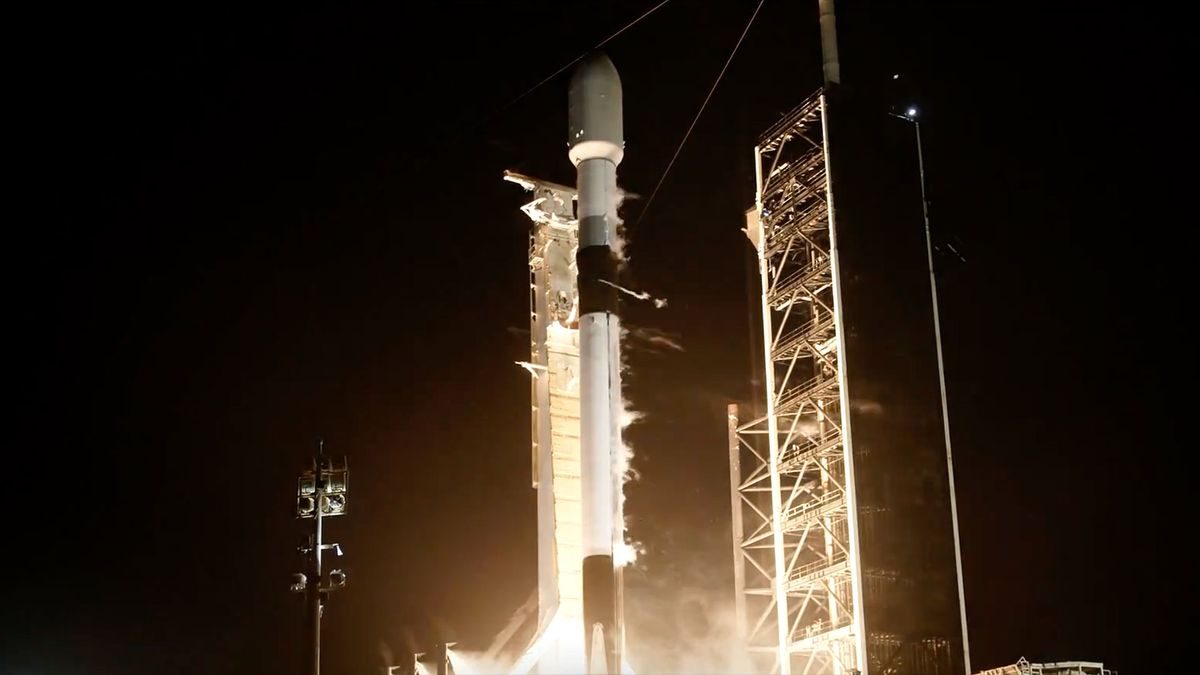 A SpaceX lançou um foguete Falcon 9 em sua 20ª missão recorde