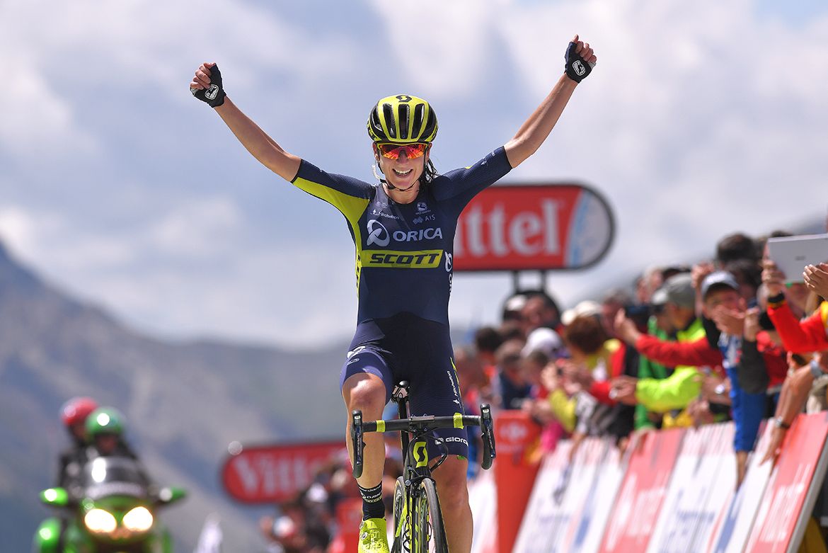 A very happy Annemiek van Vleuten