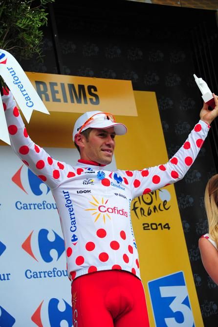 Mountains leader Cyril Lemoine (Cofidis)