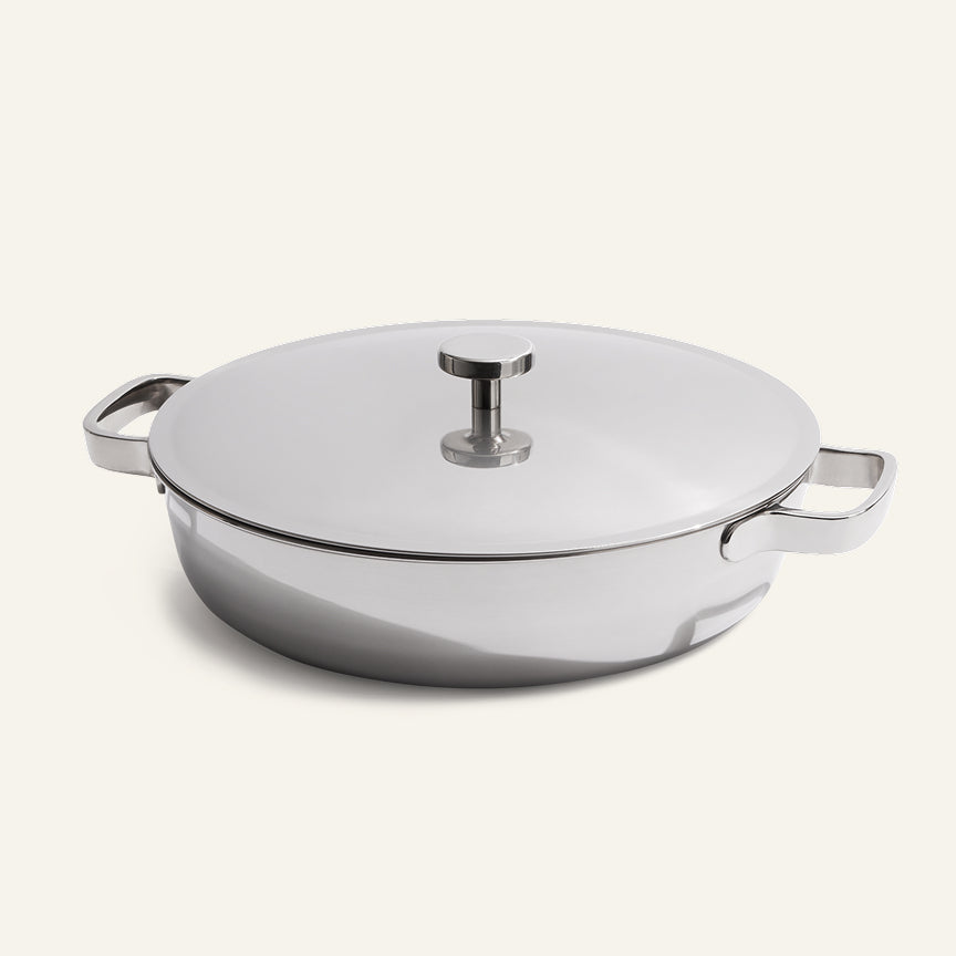 Titanium Braiser Pro 28 Cm - Chrome