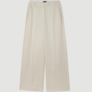 Karen Millen Striped Mid Rise Straight Leg Trousers