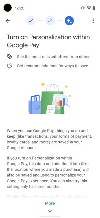 Step 5 New Google Pay App Personalization