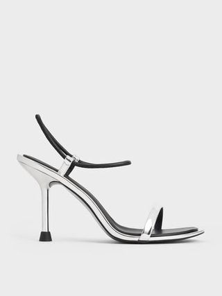 Stiletto-Heel Ankle-Strap Pumps