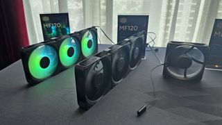 The Cooler Master MF120 XT and MF120 XT ARGB 120mm cooling fans