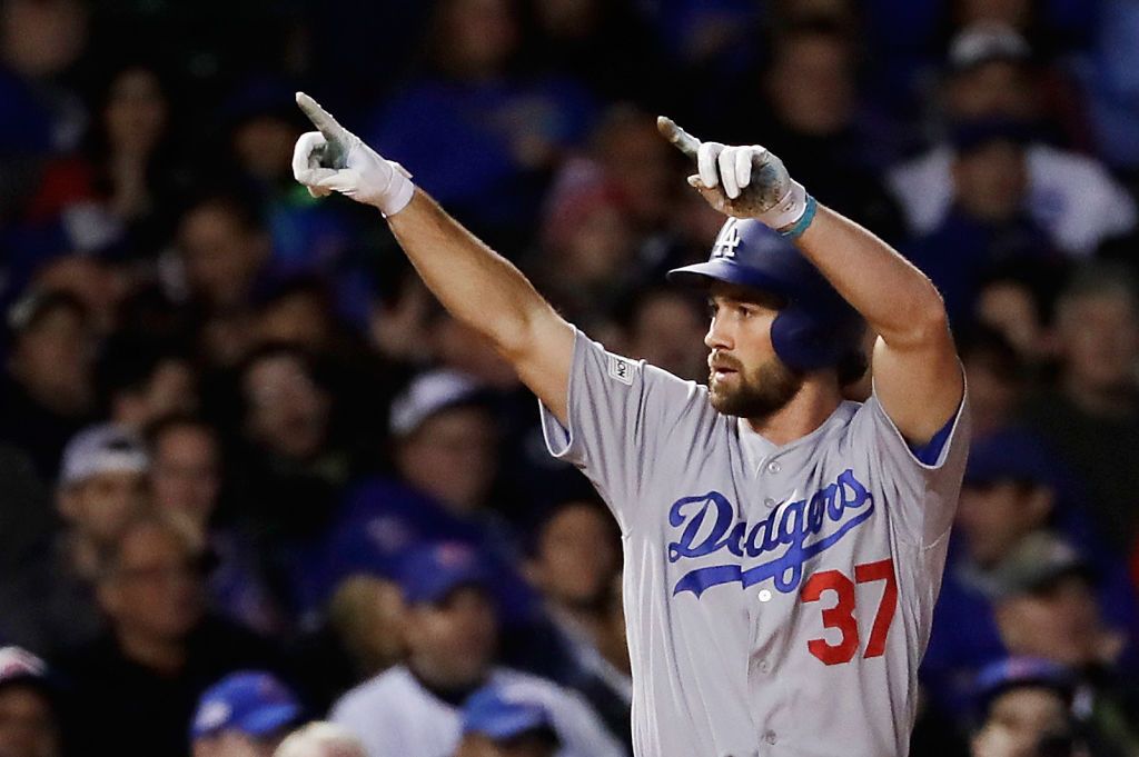 Charlie Culberson of the Los Angeles Dodgers.