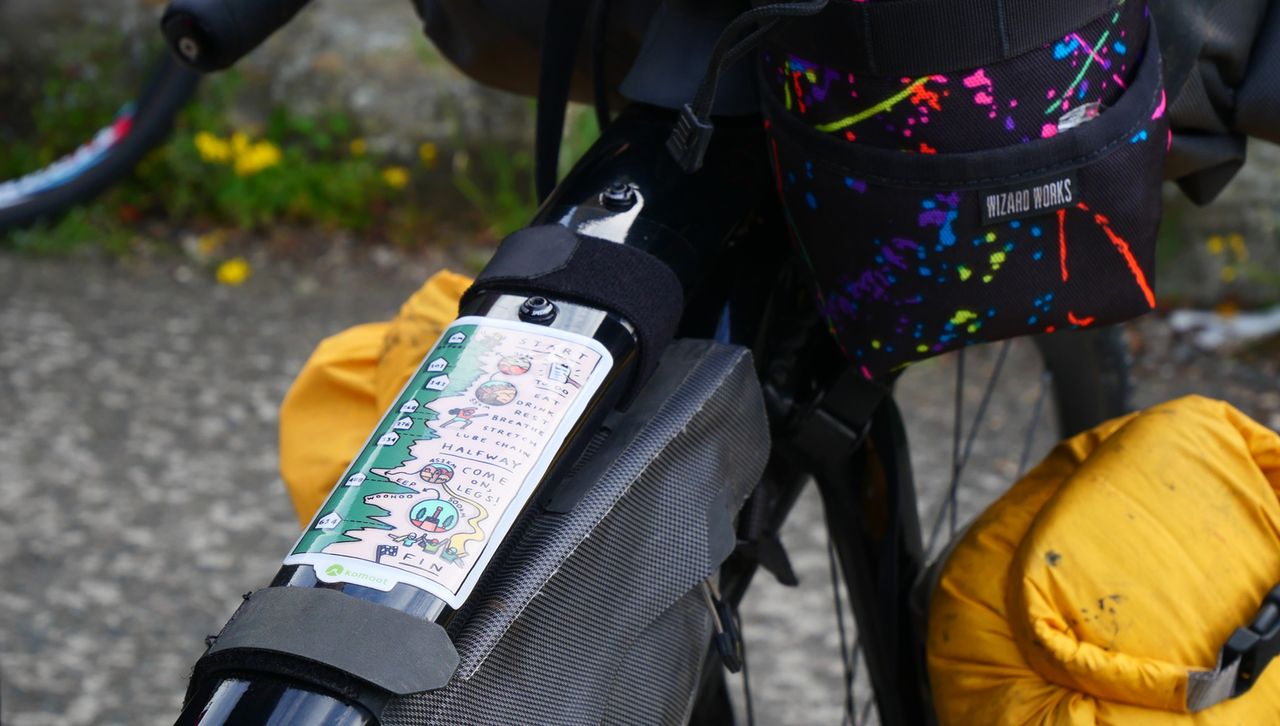 Robyn's Pennine Rally bikepacking setup