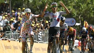 Tadej Pogacar and Isaac Del Toro at Tour de France 2026