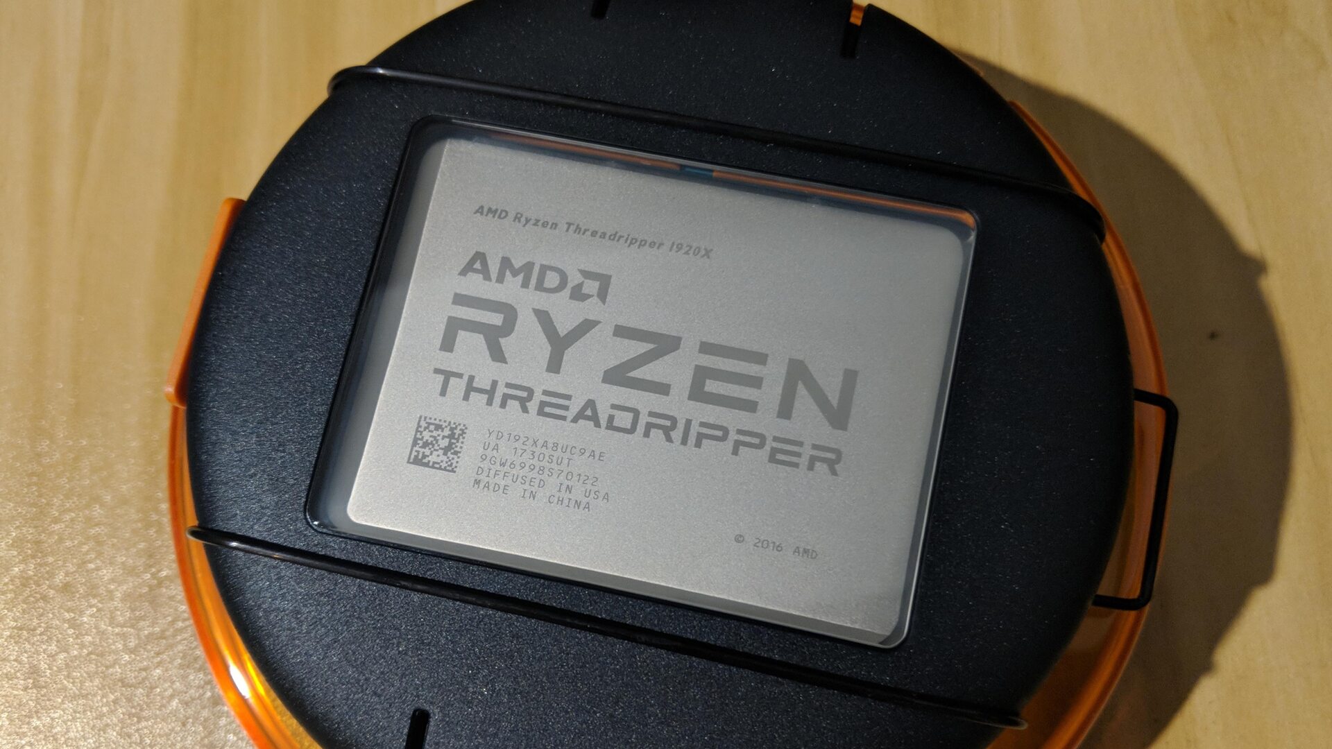 First generation Threadripper in its packaging.