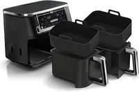 Air Fryer Silicone Pot Rectangular for Ninja Foodi Dual DZ201 8QT | Was $14.89 Now $13.99 at Amazon