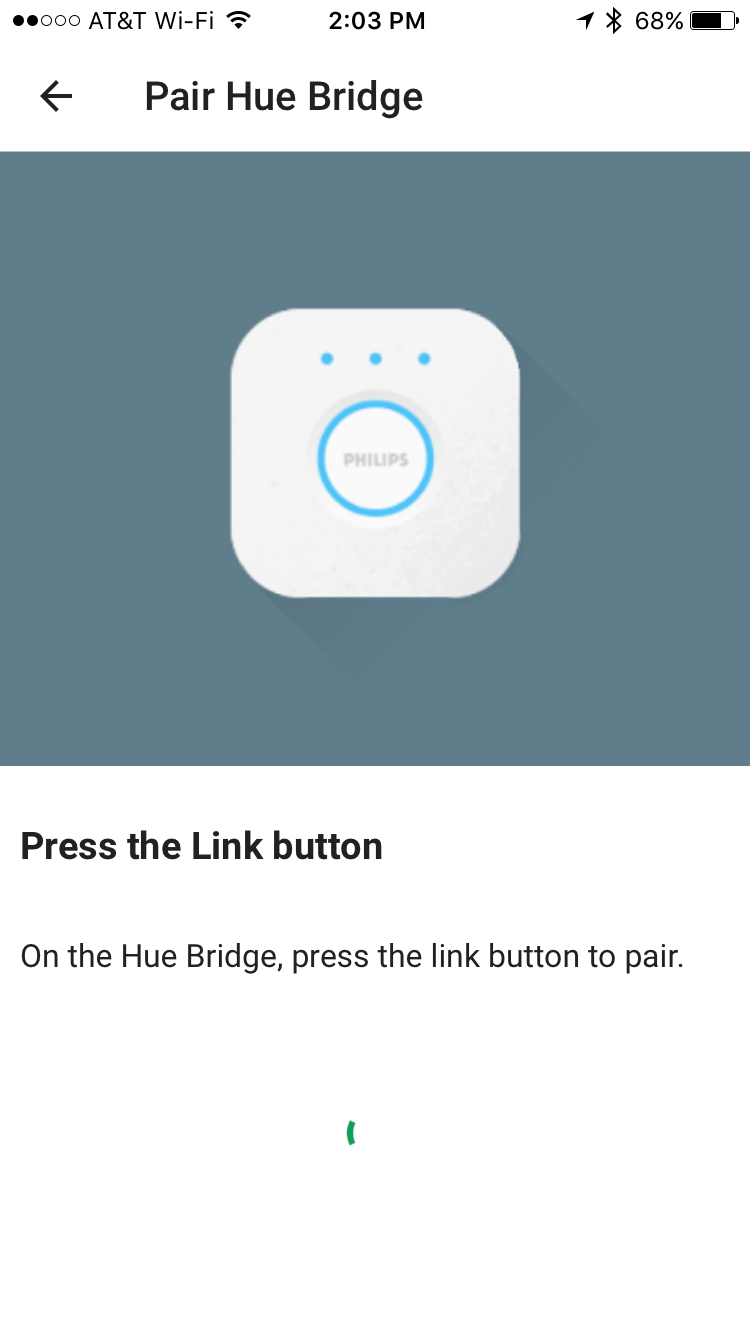 connect philips hue bridge to google home