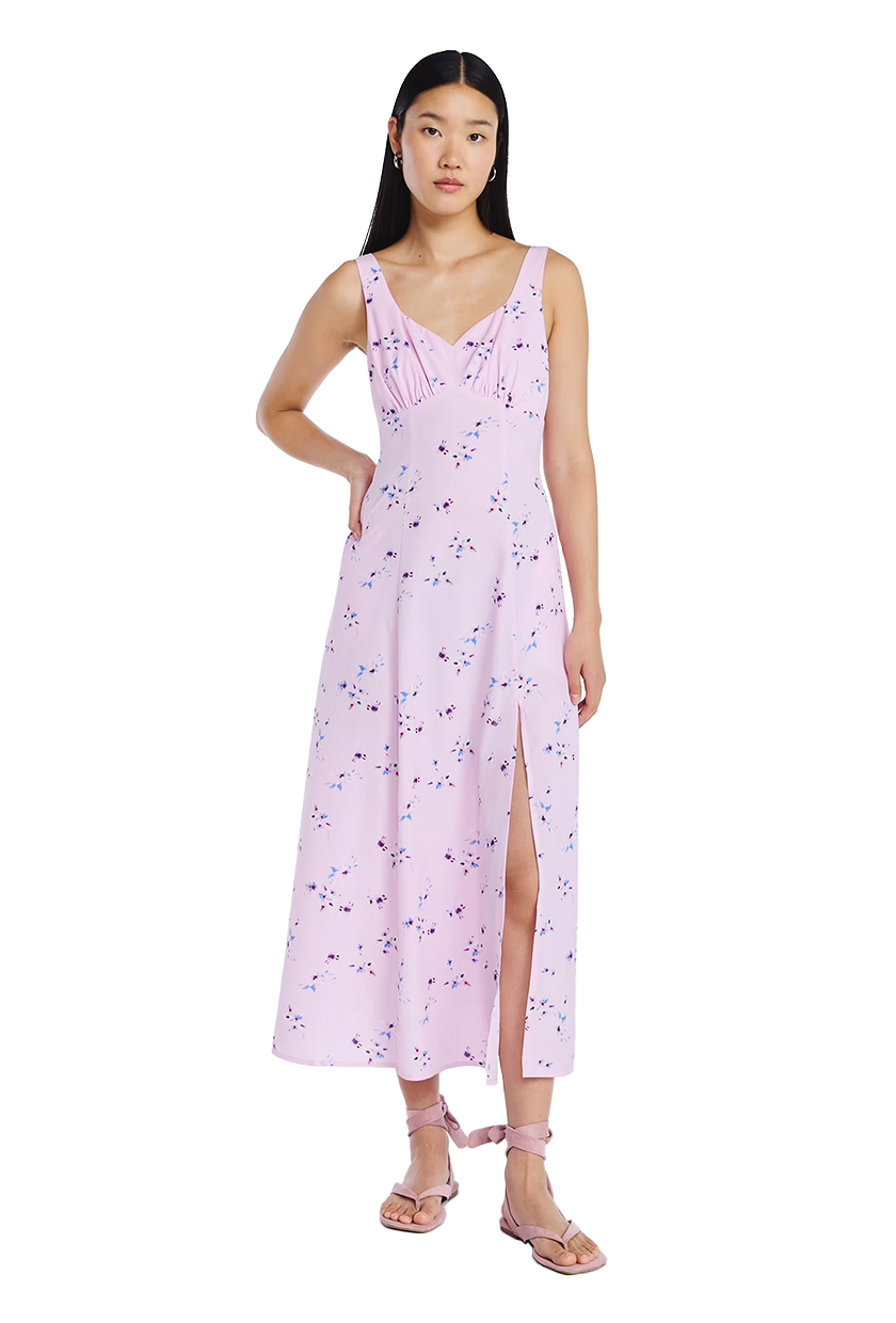 Scoop, Side Slit Maxi Dress