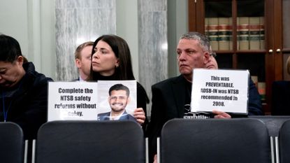 Families of victims of D.C. midair collision push Congress for new law to prevent new accidents.