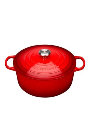 Sale | Le Creuset Cast Iron Round Casserole Dish (28cm) | Harrods UK
