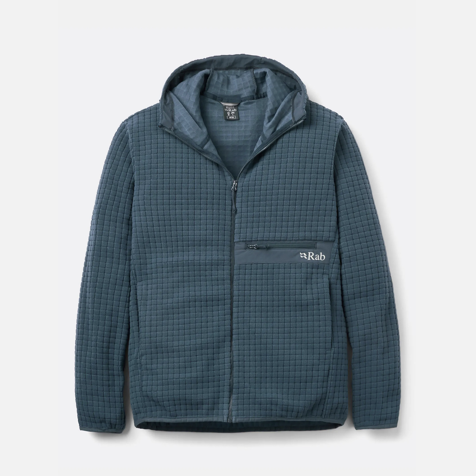 Studio shot of the Rab Ramshaw Hoody