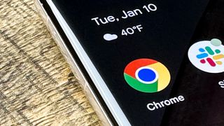 Chrome app on Android phone