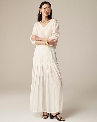 Collection Maxi Skirt in Lightweight Chiffon