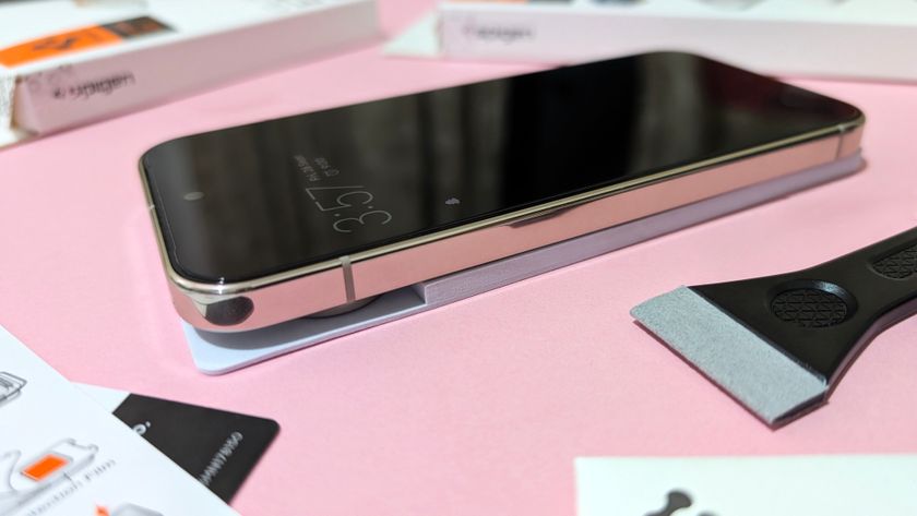 Installing the Spigen GLAStR EZ Fit screen protector for the Google Pixel 10 Pro.