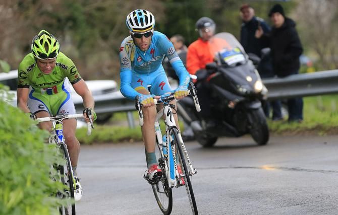 Peter Sagan (Cannondale) and Vincenzo Nibali (Astana)