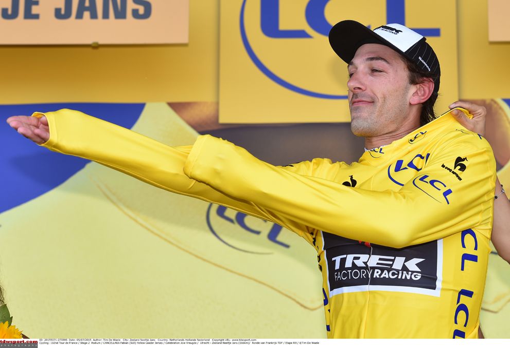 Fabian Cancellara (Trek Factor Racing) moved into yellow at the end of stage 2