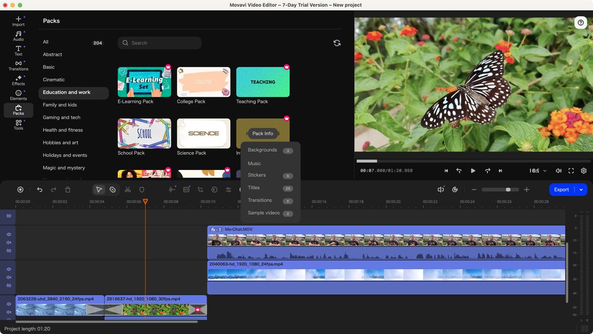 Movavi Video Suite 2025 during our review
