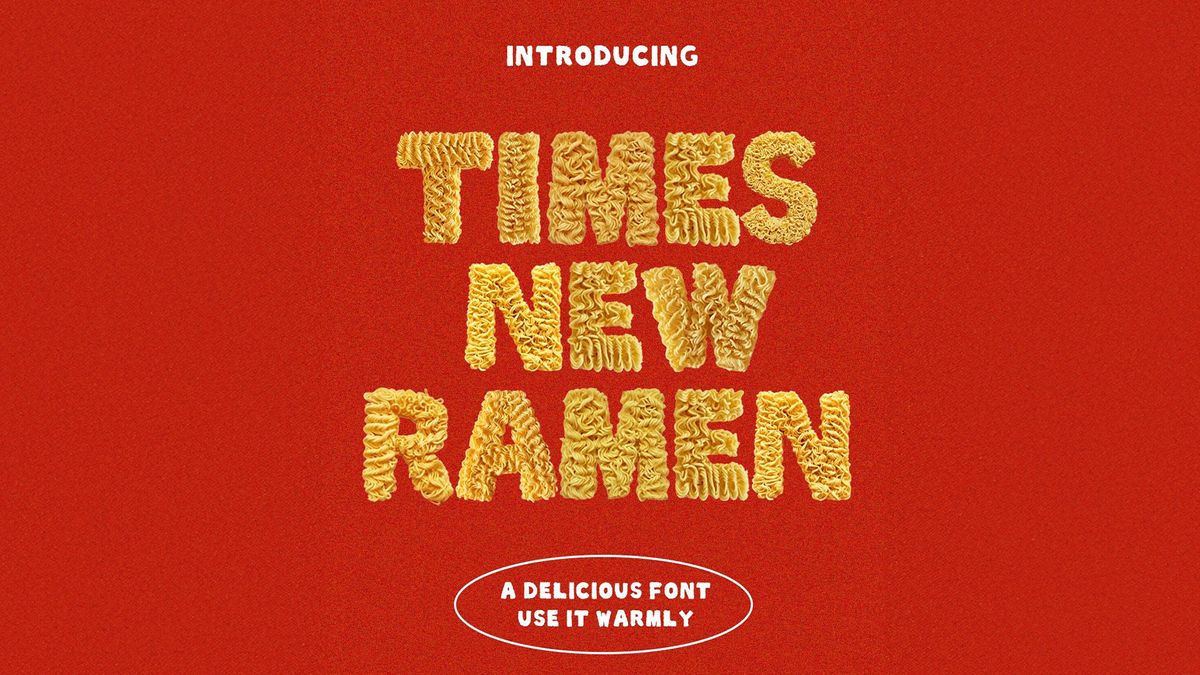 Seine Kongruangkit&#039;s font Times New Ramen