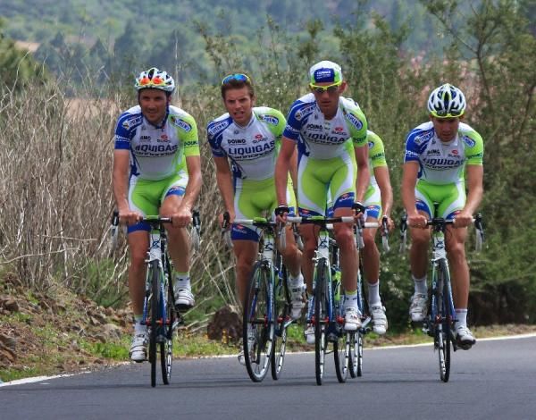 The Liquigas-Cannondale boys in Tenerife.