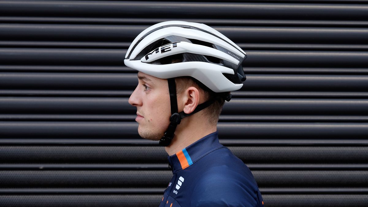 MET's Trenta 3K Carbon sits in the semi-aero helmet category