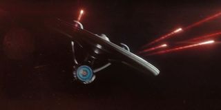 USS Enterprise firing phasers in 2009 Star Trek