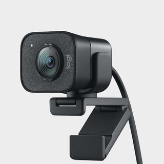 The Logi StreamCam on a plain background