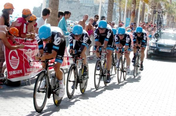 They won the TTT at the Tour de France but Garmin-Cervelo struggled today
