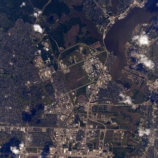 Johnson Space Center as Seen from Space