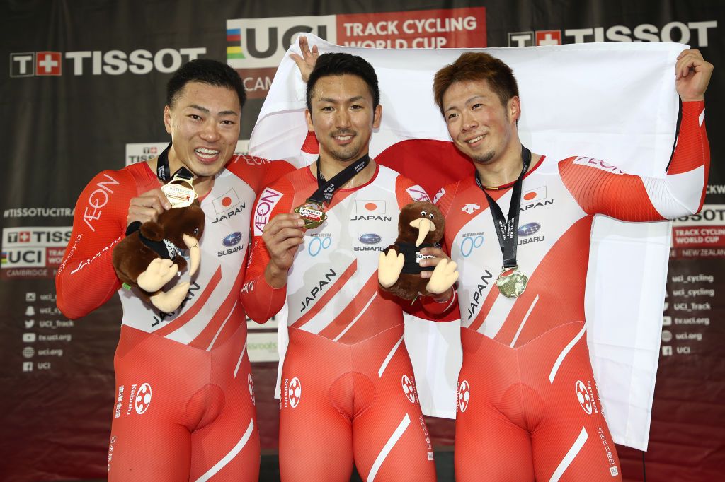 Japan took gold in the men's team sprint