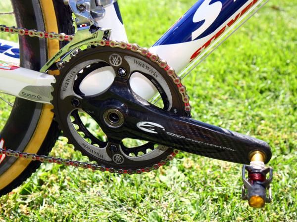 Zipp's VumaQuad crank sheds heaps of weight relative to most other high-end offerings.