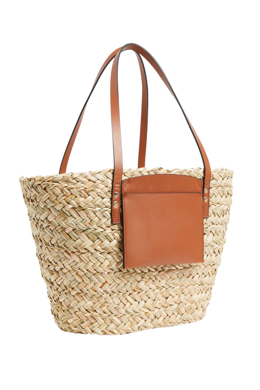M&S Straw Striped Tote Bag