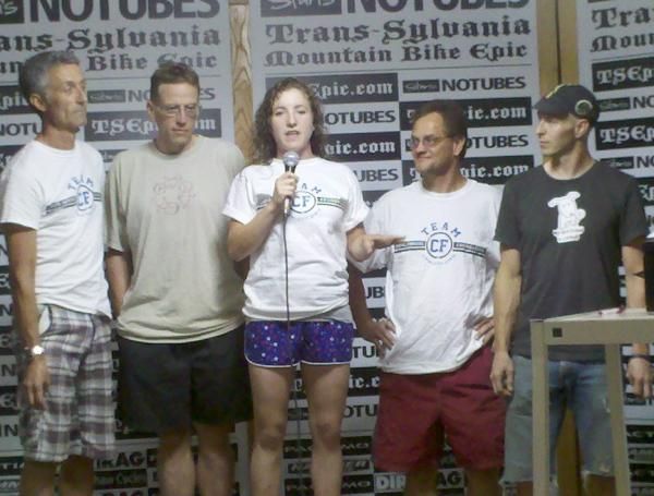 Kaitlyn (Team CF) speaks about her team and what it's like to race with cystic fibrosis