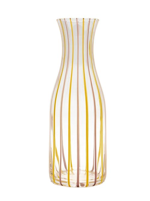 Shrimps X Oliver Bonas | Striped Glass Carafe&nbsp;