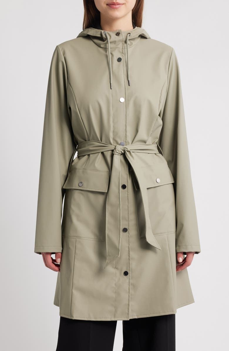 Curve Waterproof Belted Jacket