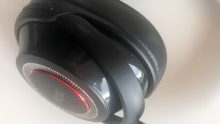 a closeup of the mark levinson no. 5909 wireless headphones