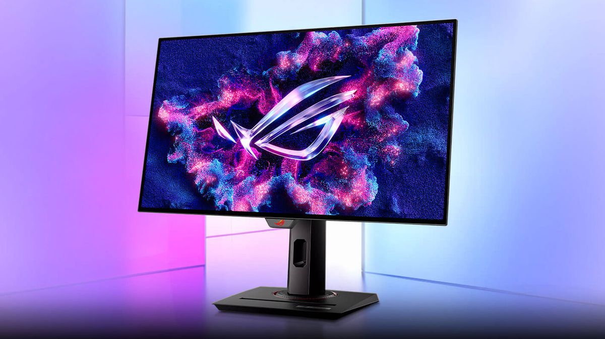 Asus unveils glossy 27-inch WOLED gaming monitor with a