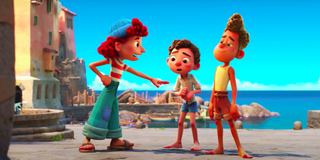 Giulia, Luca and Alberto in Pixar's Luca