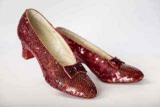 Ruby Slippers used in the filming of "The Wizard of Oz"