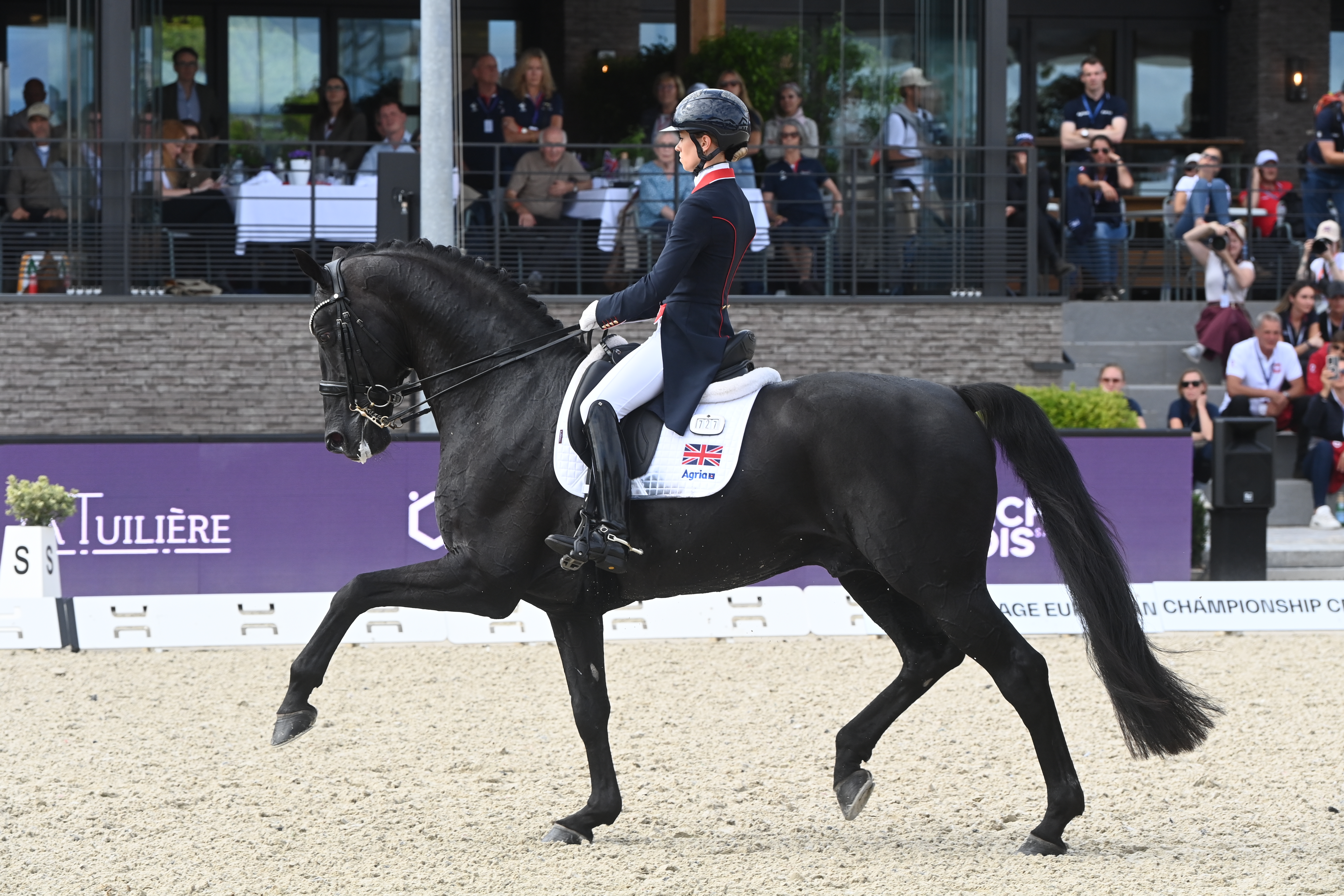 Lottie Fry and Glamourdale in the grand prix at the European Dressage Championships &amp;ndash; round-up