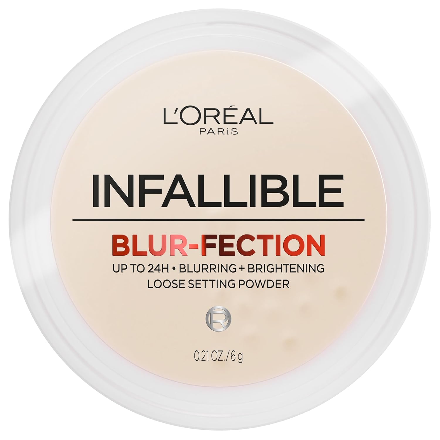 L&#039;oreal Paris Infallible Blur-Fection Longwear Loose Setting Powder, Blurring Face Powder With Up to 24hrs of Wear, Translucent Light, 1 Kit
