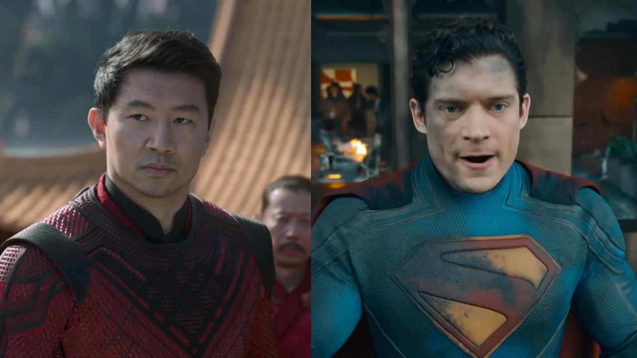 Shang-Chi and Superman side by side 