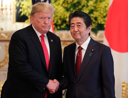 President Trump and Japan's Prime Minister Shinzo Abe.