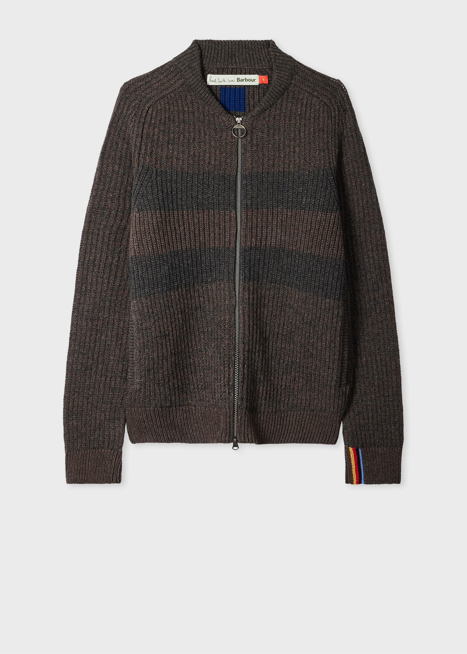an image of the Paul Smith Loves Barbour collection