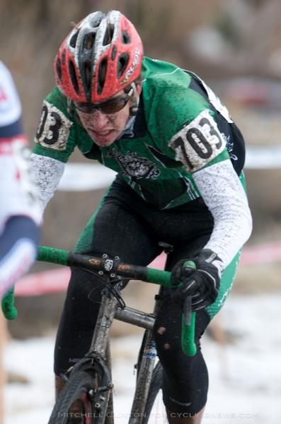 Skyler Trujillo (Black Sheep) concentrates on staying close