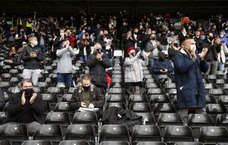 Fulham fans returned to Craven Cottage for the first time since December
