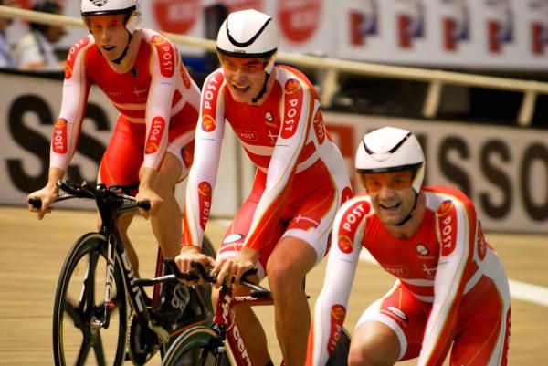 The Danish team pursuit squad.